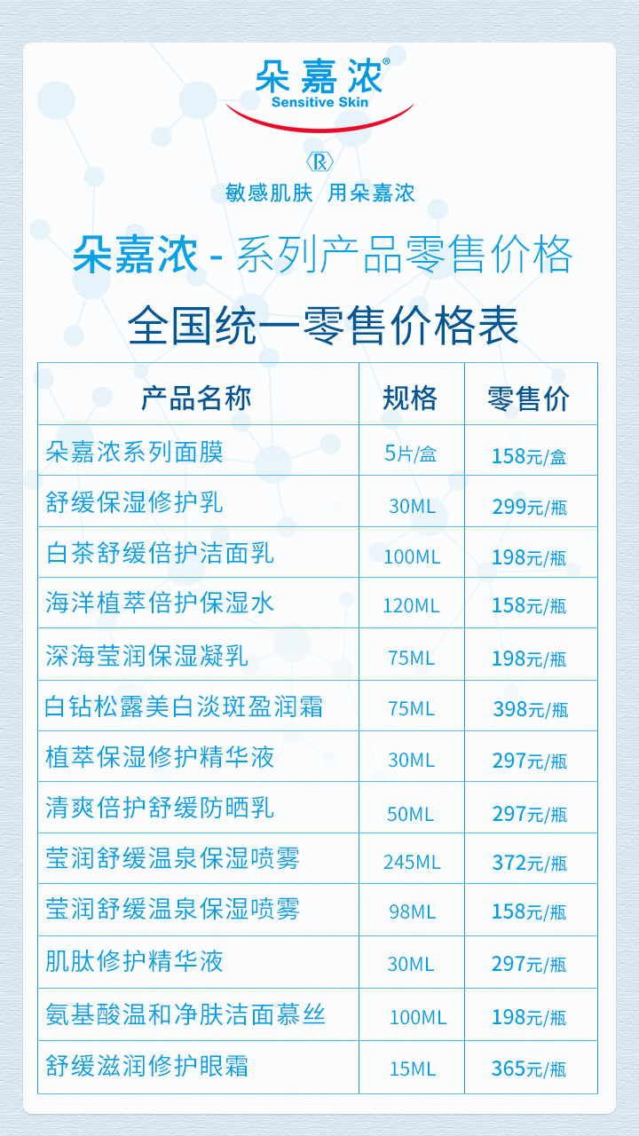 朵嘉浓官方价格朵嘉浓喷雾多少钱一瓶
